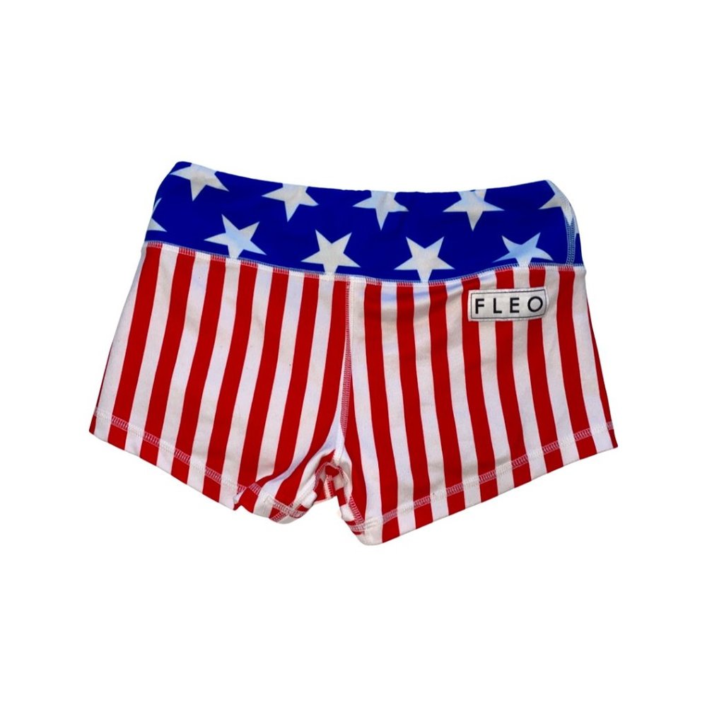 Fleo American Flag Shorts Size S